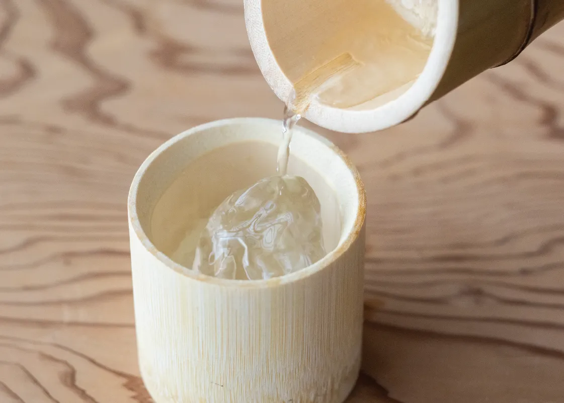 竹の中の特選芋焼酎